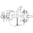 Baterie perete dus Basic BBC77 FERRO