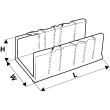 Cutie echer din lemn 300x65x60 mm TOPEX 10A803