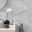 Panou decorativ SPC pentru perete cu aspect marmura, Vilo Home - Ash Grey 30X60