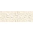 Piesa decorativa Dec Cubik Crema, model mozaic, A071, 25x75 cm, culoare crem, finisaj lucios, 1,51 mp/cutie