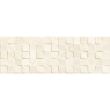 Piesa decorativa Dec Cubik Crema, model mozaic, A071, 25x75 cm, culoare crem, finisaj lucios, 1,51 mp/cutie
