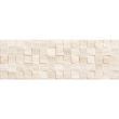 Piesa decorativa Dec Cubik Travertin, model mozaic, A071, 25x75 cm, culoare crem, finisaj lucios, 1,51 mp/cutie