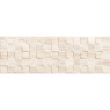 Piesa decorativa Dec Cubik Travertin, model mozaic, A071, 25x75 cm, culoare crem, finisaj lucios, 1,51 mp/cutie