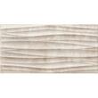 Faianta Kalina Olas Beige, model valuri 3d, 25x50 cm, bej, finisaj mat