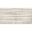Faianta Kalina Olas Beige, model valuri 3d, 25x50 cm, bej, finisaj mat