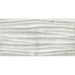 Faianta Kalina Olas Gris, model valuri 3d, 25x50 cm, gri, finisaj mat