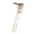 Scara modulara din lemn pentru acces pod/mansarda Fakro LTK Energy, 55x100x280 cm
