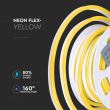 Tub LED flexibil NeonFlex galben Vtac VT-555 24V, SKU-2518 10m