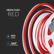 Tub LED flexibil NeonFlex rosu Vtac VT-555 24V, SKU-2516 10m