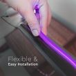 Tub LED flexibil NeonFlex violet Vtac VT-555 24V, SKU-2531 10m
