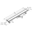 Rigola dus inox Ora OL1-70 FERRO