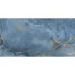 Gresie portelanata rectificata Oni Blue, finisaj lucios, 60x120, culoare albastru