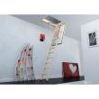 Scara modulara din lemn pentru acces pod/mansarda Fakro LWF 60 Antifoc, 55x120x280 cm
