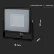 Proiector LED SMD Cip SAMSUNG Corp Negru Alb cald SKU-400 VT-30