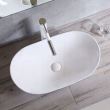 Lavoar pentru blat, ceramic Rea Royal 60 culoare alb, finisaj lucios, 615 mm x 355 mm