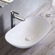 Lavoar pentru blat, ceramic Rea Royal 60 culoare alb, finisaj lucios, 615 mm x 355 mm