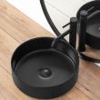 Lavoar pentru blat, ceramic Rea Sami BLACK mat culoare negru, finisaj mat, 360 mm x 360 mm