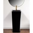 Lavoar stativ pe podea freestanding Kamila Black culoare negru, finisaj lucios, 325 mm x 325 mm