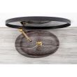 Lavoar pentru blat, ceramic Rea Roxy A Stone D.Grey culoare gri model piatra marmorat, finisaj mat, 490 mm x 310 mm