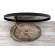 Lavoar pentru blat, ceramic Rea Roxy B Stone NATURE culoare gri model piatra marmorat, finisaj mat, 490 mm x 310 mm