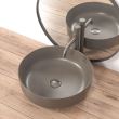 Lavoar pentru blat, ceramic Rea Elma Grey, 450 x 450 x 140 mm, REA-U8495