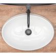 Lavoar pentru blat, ceramic Rea Angela culoare alb, finisaj lucios, 520 mm x 370 mm