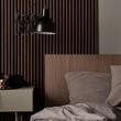 Riflaj Linerio S-Line Mocca, panou decorativ pentru perete, 2650x122x16mm