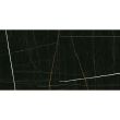 Gresie portelanata rectificata Sahara Noir, finisaj lucios, 60x120, culoare negru
