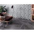 Gresie Pulpis tip marmura, 60x60 cm, finisaj lucios, culoare gri inchis