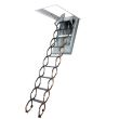 Scara pantograf metalica pentru acces pod/mansarda Fakro LSF Antifoc, 60x90x300 cm