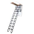 Scara pantograf metalica pentru acces pod/mansarda Fakro LST, 50x80x280 cm