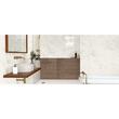 Lastra - placa mare gresie XXL - rectificata Trevi Natural, tip marmura, 120x260 cm, culoare alb, finisaj mat