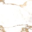 Gresie portelanata finisaj lucios Valeria Oro tip Marmura, 60,8x60,8 cm, culoare alb cu maro