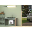 Boiler Ariston Andris RS 10 U EU, 1200 W, Montare Sub Chiuveta, Presiune Maxima 8 Bari, Rezervor 10 Litri, Control Mecanic, Alb cu Gri