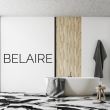 Gresie Belaire Black BLR93PAR, rectificata, tip marmura, 58x118 cm, finisaj lucios, culoare negru
