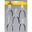 Clesti precizie 125 mm 5 buc/set TOPEX 32D755