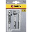 Adaptor 1/4", 3/8", 1/2",  3 piese TOPEX 38D151