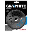 Disc diamantat de slefuire, segment unic 125x5x22.2 mm GRAPHITE 57H884