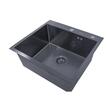 Chiuveta SanDonna HD5550, inox, 550x500mm, negru