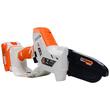 Fierăstrău electric telescopic pe acumulator RURIS 1424E, 20 V, 4 Ah, cu tehnologie alfa up