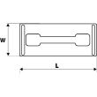 Suport slefuitor manual 105x210 mm TOPEX 08A115