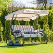 Balansoar de gradina Ines Cream, 3 locuri, Mirpol