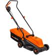 Masina de tuns iarba LM 1200, 1200W, 30litri, 3100 rtpm, latime de taiere 320mm, portocalie/negru EVOTOOLS