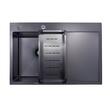 Chiuveta inox SanDonna HD7850 - 80x500x230 mm, Negru