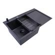 Chiuveta inox SanDonna HD7850 - 80x500x230 mm, Negru