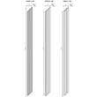 Riflaj Linerio S-Line Mocca, panou decorativ pentru perete, 2650x122x16mm