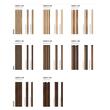 Riflaj Linerio S-Line Mocca, panou decorativ pentru perete, 2650x122x16mm