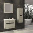 Set mobilier baie 65cm Viejo Rustic cu Lavoar si Oglinda