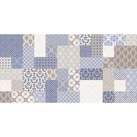 Piesa decorativa 4878 Tessuto Patchwork Cream tip textil, 30 x 60 cm, culoare crem