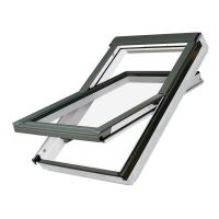 Fereastra de mansarda cu articulare mediana FTU-V U3, include rama EZV-A-XDP, Fakro